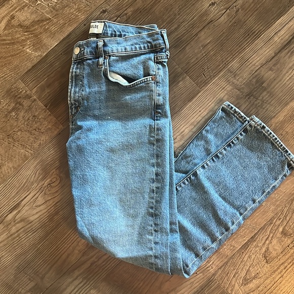 Agolde Toni Mid Rise size 29 Organic Cotton Denim Jeans - Picture 6 of 9